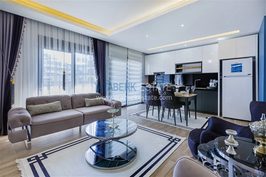 Приобрести Пентхаус-дуплекс в Махмутларе с новой мебелью в молодом комплексе  3 