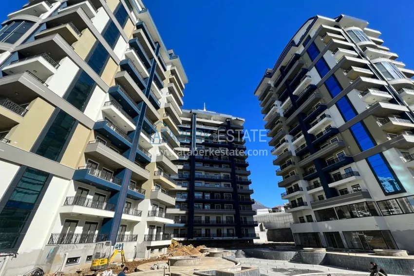 Впечатляющий модный проект жилого комплекса в Махмутларе 4 