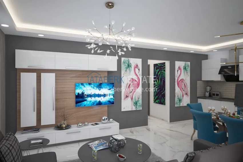 Приобрести Квартира в Махмутларе от инвестора в комплексе с отельной инфраструктурой  3 