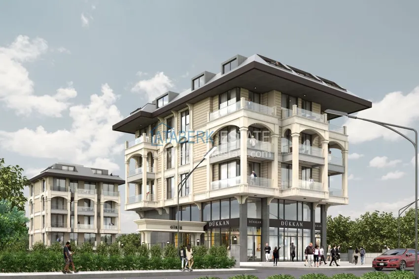 Квартиры и пентхаусы в строящемся бутик-комплексе в районе Кестель 3 