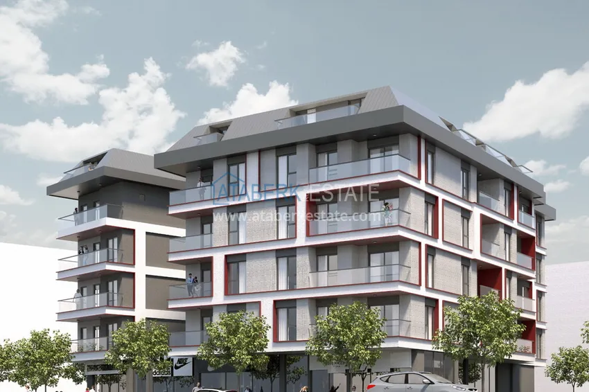 Новостройка в центре Алании, район пляжа Кейкубат  10 