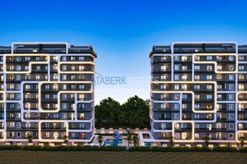 Новый проект жилой комплекс в районе Махмутлар 3 