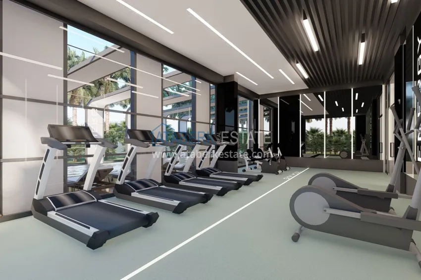 Новый проект жилого комплекса в Махмутларе на первой береговой линии 54 