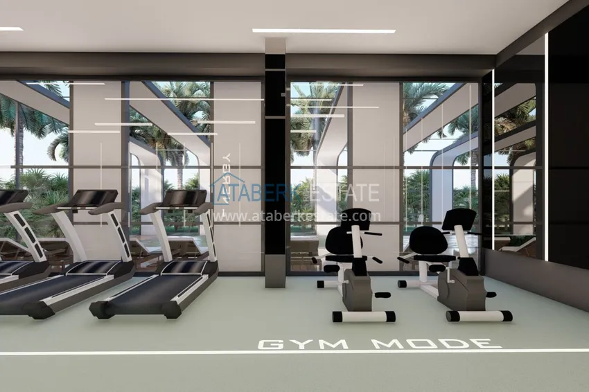 Новый проект жилого комплекса в Махмутларе на первой береговой линии 55 