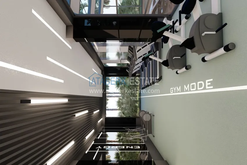 Новый проект жилого комплекса в Махмутларе на первой береговой линии 56 