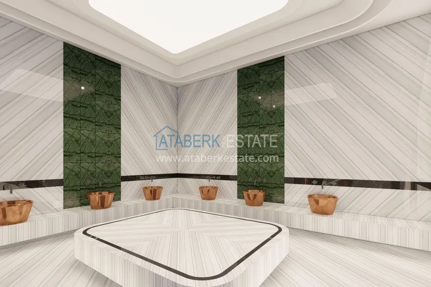 Новый проект жилого комплекса в Махмутларе на первой береговой линии 59 