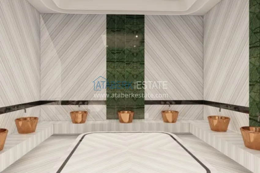 Новый проект жилого комплекса в Махмутларе на первой береговой линии 60 