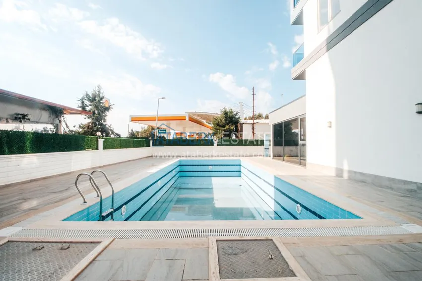 Квартира в Каргыджаке с новой мебелью и видом на море в молодом комплексе  4 