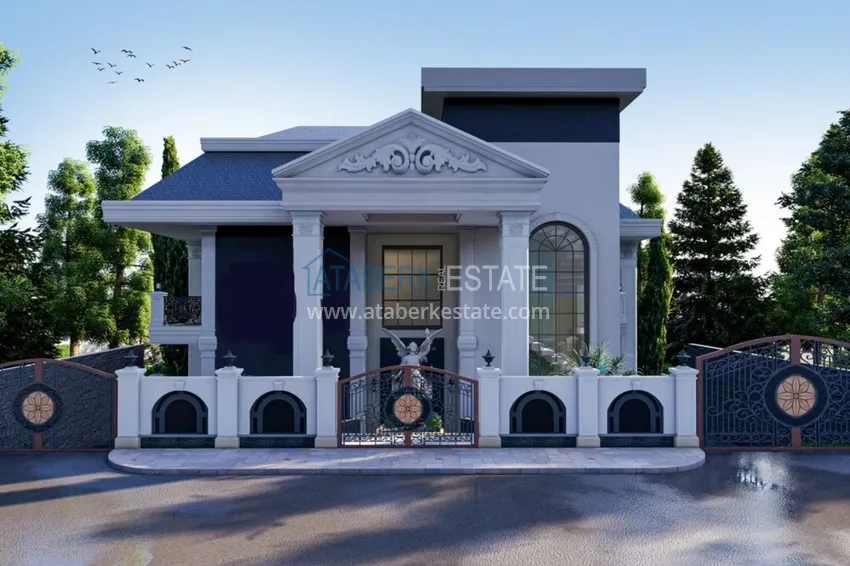 Вилла в Каргыджаке на этапе строительства с рассрочкой  4 