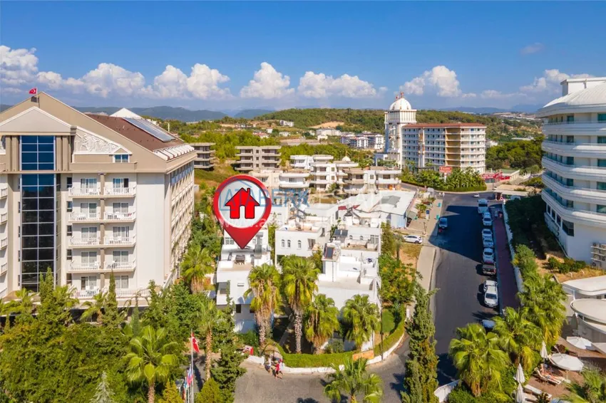 Двухэтажная квартира в районе Окурджалар в комплексе закрытого типа 5 