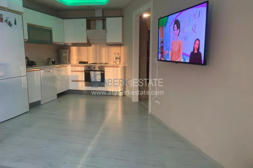 Приобрести Квартира в Махмутларе с мебелью, застекленным балконом и видом на море  5 