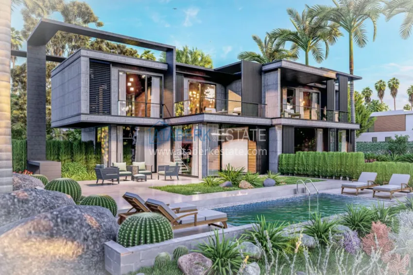 Новый проект элитного комплекса вилл в Каргыджаке 5 