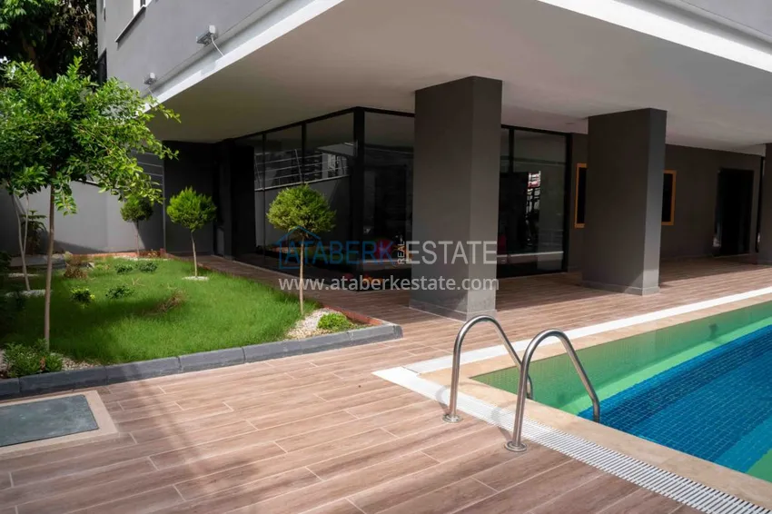 Пентхаус-дуплекс в Махмутларе с новой мебелью в молодом комплексе  6 