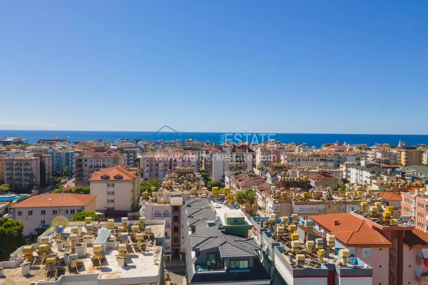 Новый проект резиденции премиального класса в центре Алании, район пляжа Клеопатра 13 