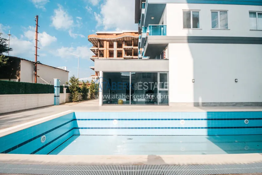 Квартира в Каргыджаке с новой мебелью и видом на море в молодом комплексе  6 