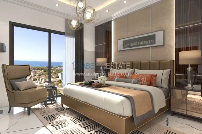 Приобрести Новый строящийся проект в Алании, район Авсаллар 12 