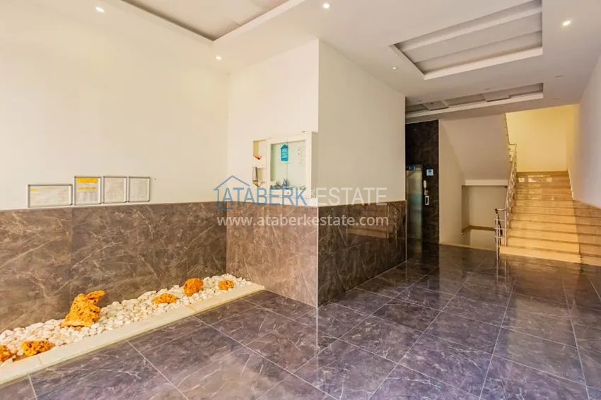 Квартира с мебелью, видом на море и горы в Махмутларе  7 