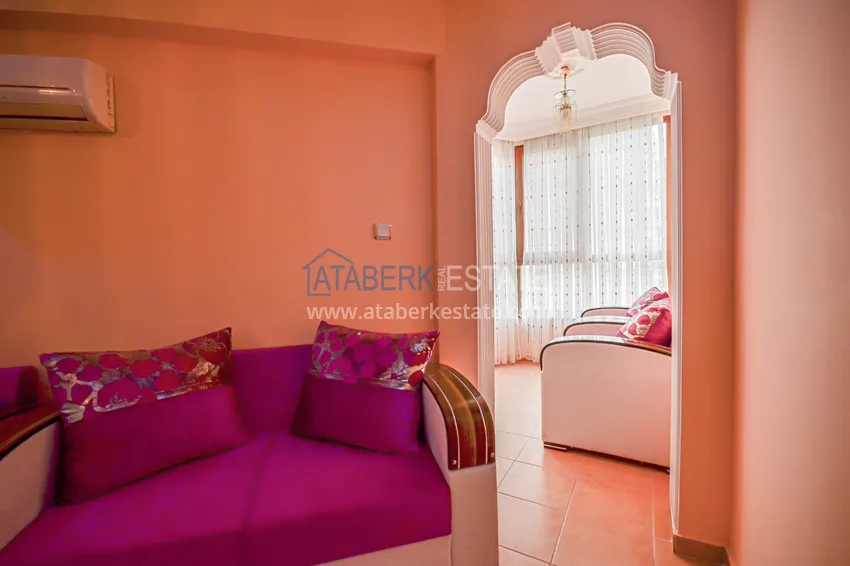 Приобрести Квартира двухкомнатная с мебелью в жилом комплексе, Алания, Махмутлар 8 