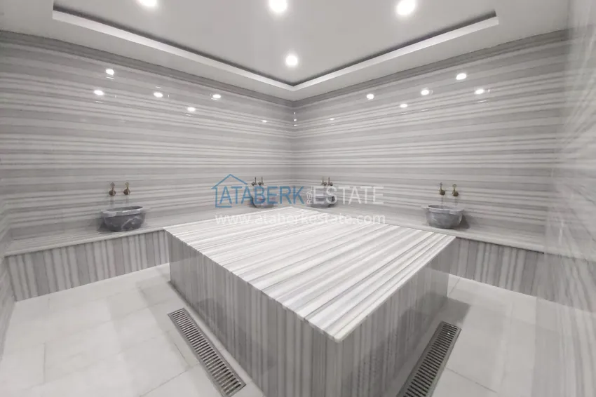 Квартира в Махмутларе меблированная с частичным видом на море 8 