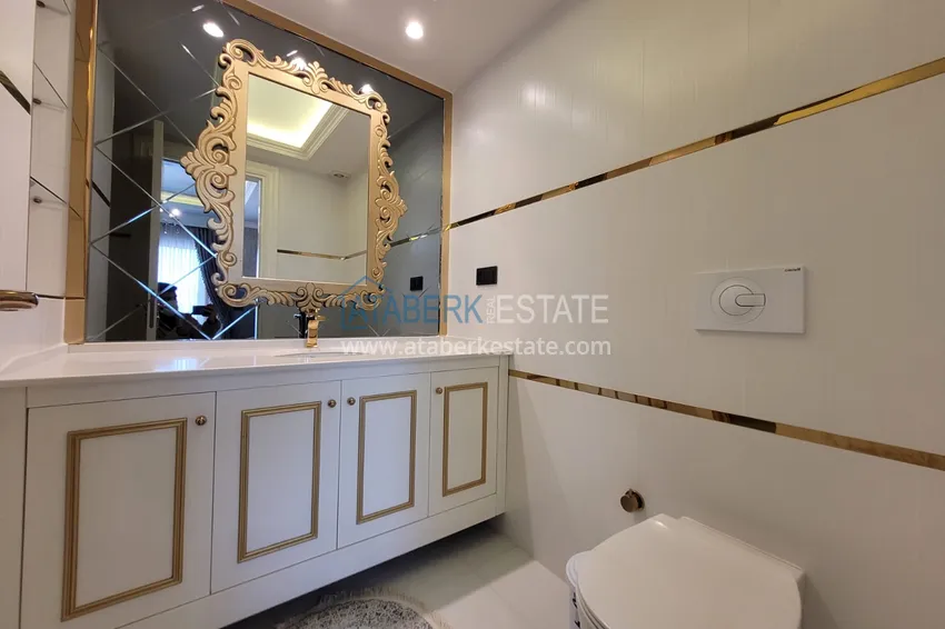 Приобрести Квартира в районе Оба меблированная с видом на море и горы. Недвижимость под ВНЖ 16