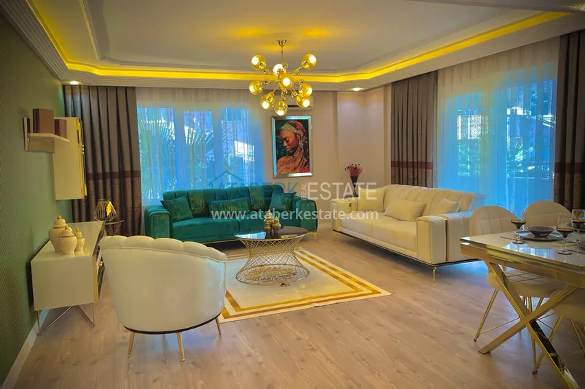 Приобрести Квартира в Махмутларе с новой мебелью, в комфортабельном комплексе 9 