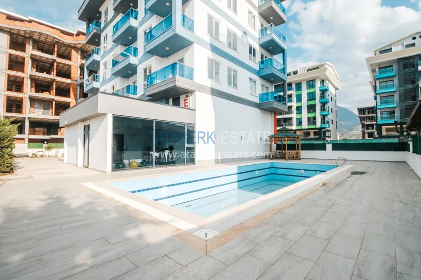 Квартира в Каргыджаке с новой мебелью и видом на море в молодом комплексе  7 