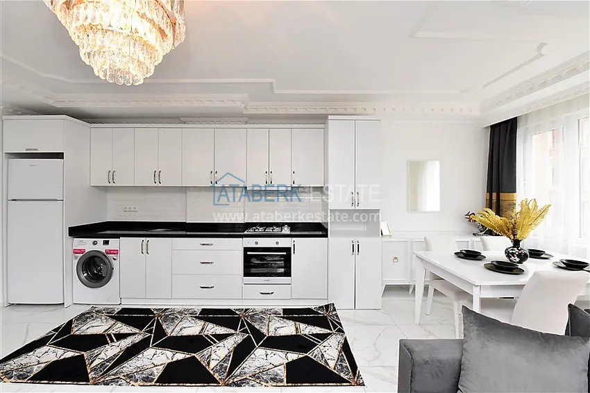 Квартира в Махмутларе – дизайнерский интерьер, современный комплекс 2 