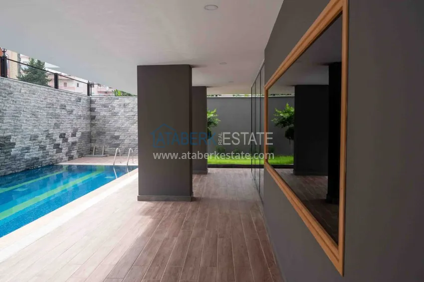 Пентхаус-дуплекс в Махмутларе с новой мебелью в молодом комплексе  8 