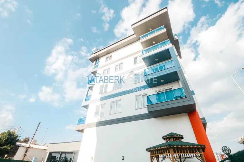 Квартира в Каргыджаке с новой мебелью и видом на море в молодом комплексе  8 