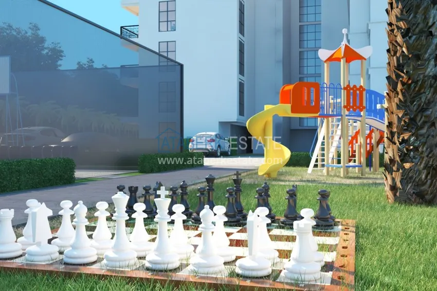 Квартира в Авсалларе в строящемся комплексе от инвестора с рассрочкой платежа  8 