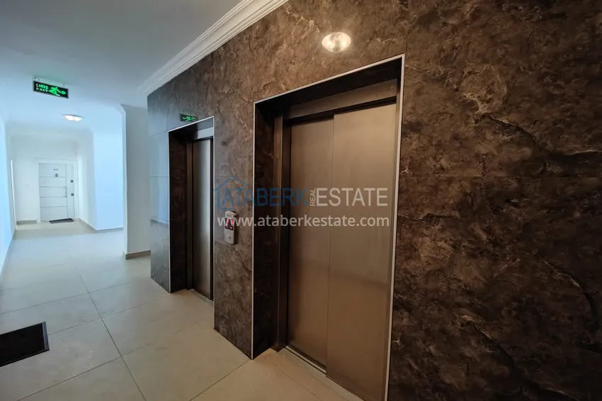 Квартира в Махмутларе меблированная с частичным видом на море 10 