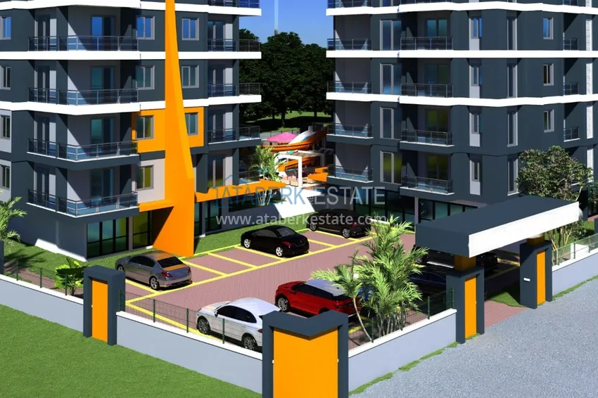 Квартира в Махмутларе от инвестора в комплексе с отельной инфраструктурой  9 