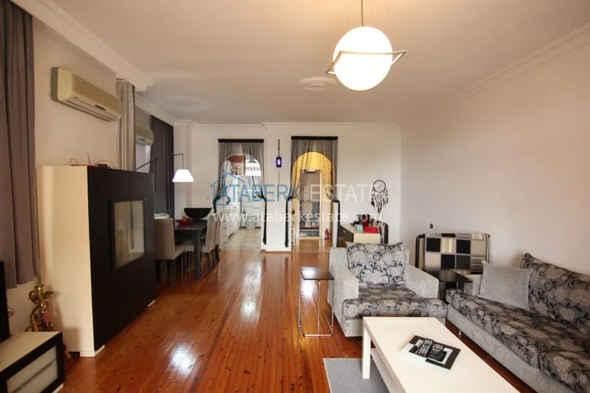 Приобрести Двухуровневая квартира в Махмутларе с мебелью и отдельной кухней 10 