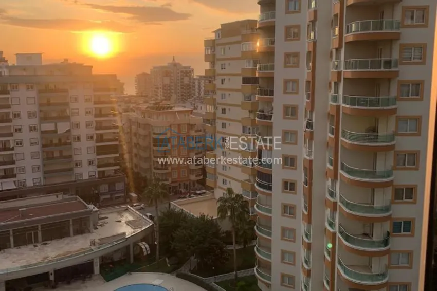 Приобрести Квартира в Махмутларе с мебелью, застекленным балконом и видом на море  10 