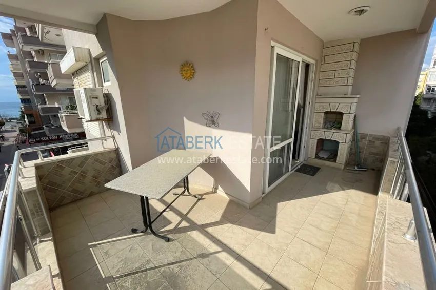 Приобрести Трехкомнатная квартира с мебелью на второй береговой линии в Махмутларе, Алания, 100 м2 13 