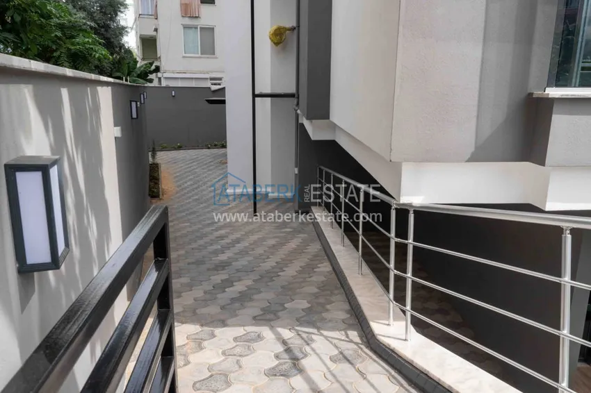 Пентхаус-дуплекс в Махмутларе с новой мебелью в молодом комплексе  10 