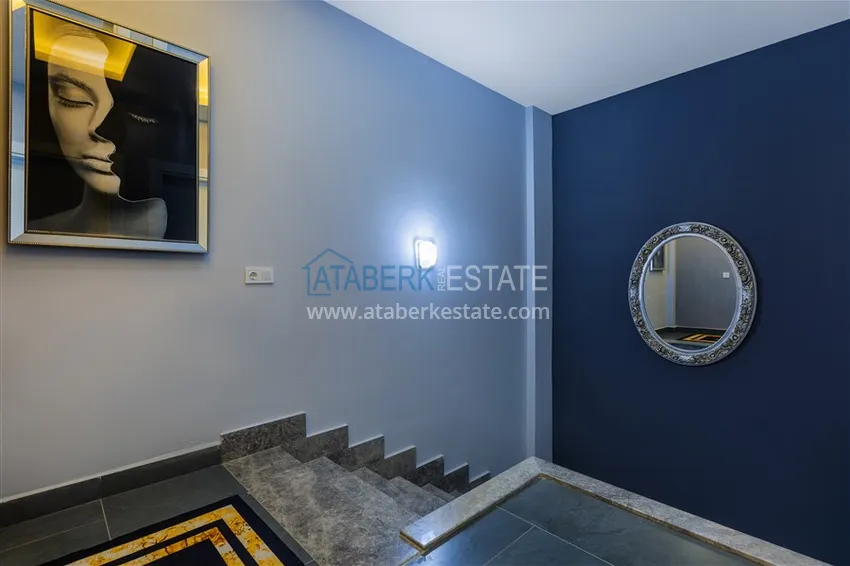 Приобрести Пентхаус-дуплекс в Махмутларе с новой мебелью в молодом комплексе  14 