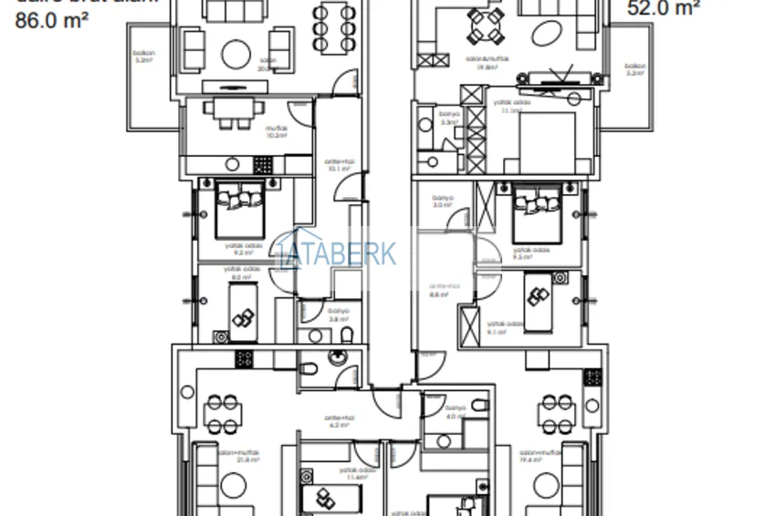 Купить дешево Квартиры и пентхаусы в строящемся бутик-комплексе в районе Кестель 5 
