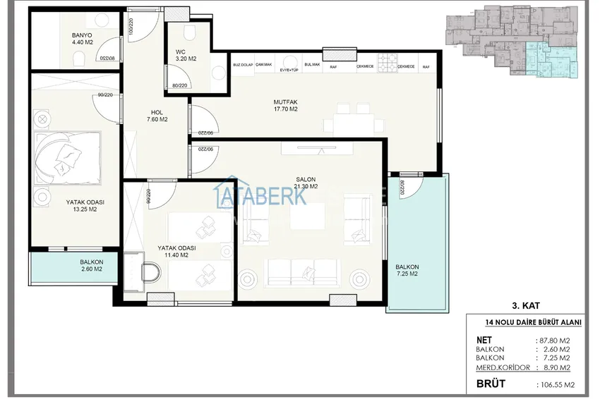Купить дешево Новостройка в центре Алании, район пляжа Кейкубат  5 