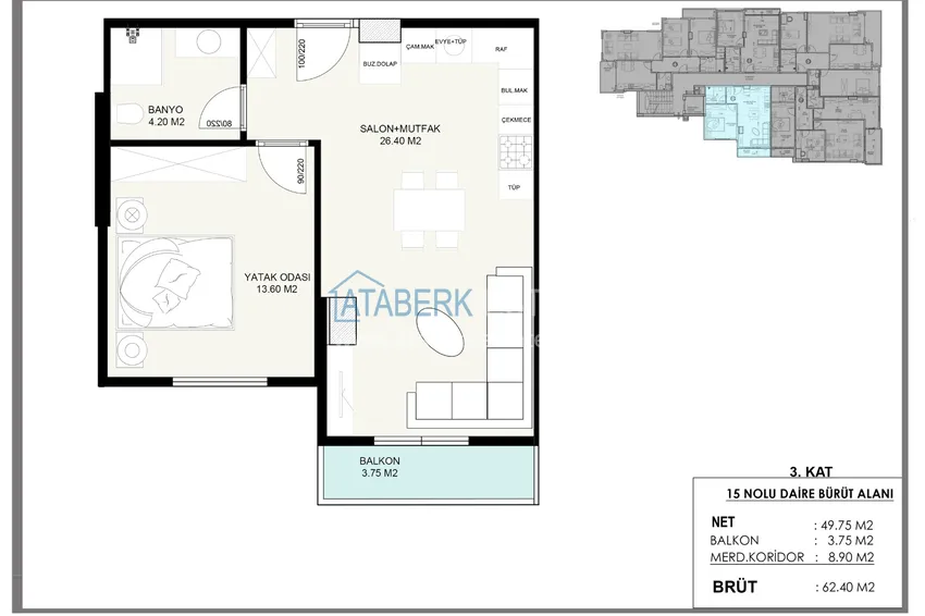 Купить дешево Новостройка в центре Алании, район пляжа Кейкубат  6 