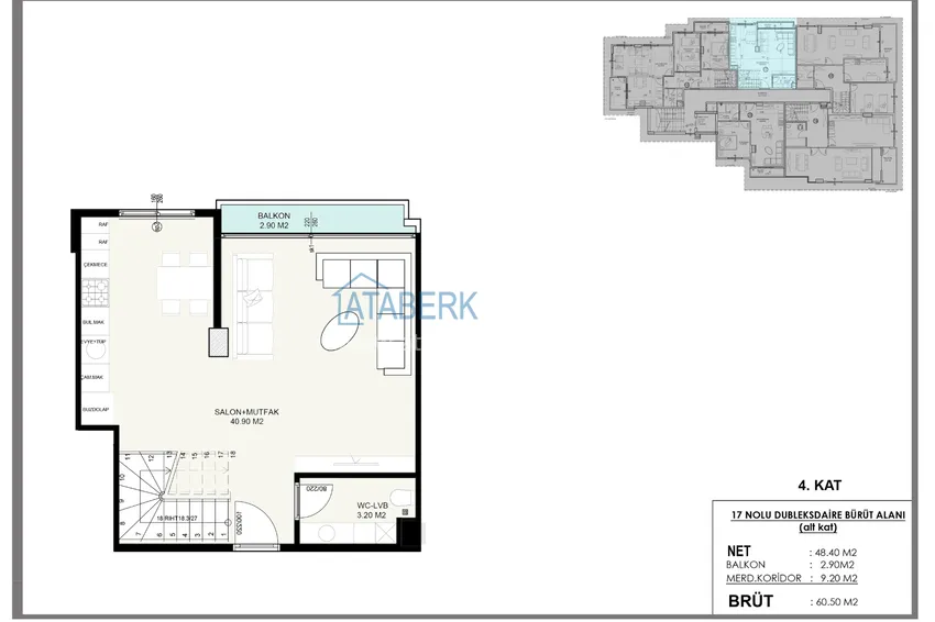 Купить дешево Новостройка в центре Алании, район пляжа Кейкубат  9 