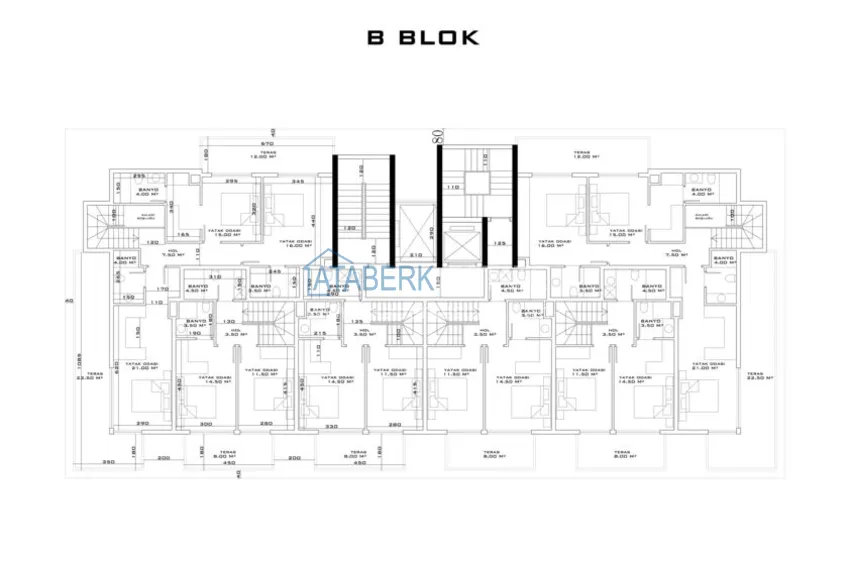 Купить дешево Новый проект жилого комплекса в Махмутларе на первой береговой линии 14 