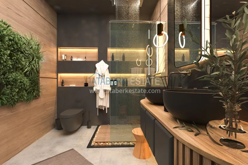 Приобрести Новый проект резиденции премиального класса в центре Алании, район пляжа Клеопатра 11 