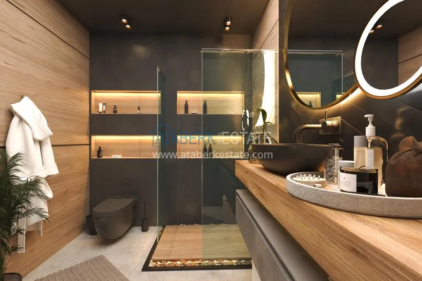 Приобрести Новый проект резиденции премиального класса в центре Алании, район пляжа Клеопатра 12 