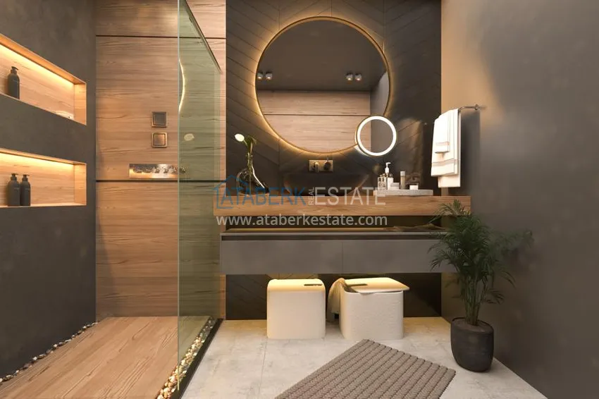 Приобрести Новый проект резиденции премиального класса в центре Алании, район пляжа Клеопатра 14 