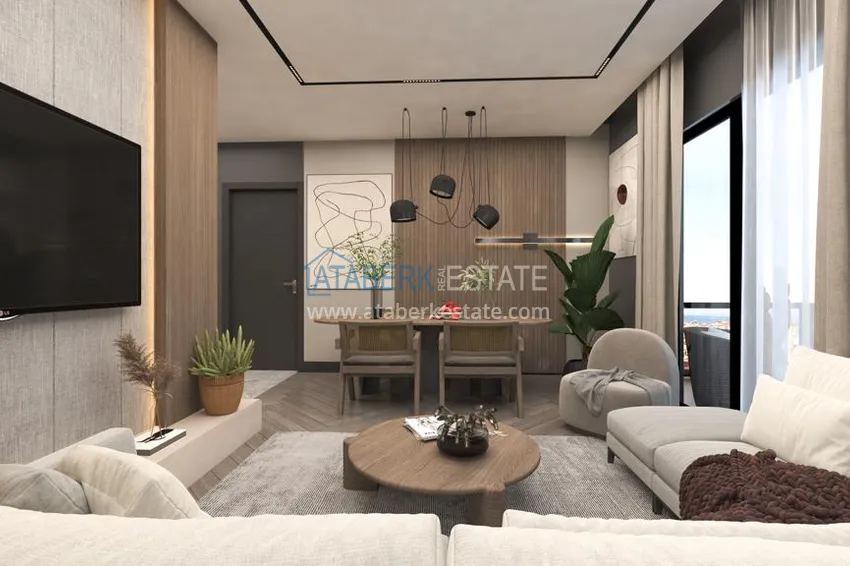 Приобрести Новый проект резиденции премиального класса в центре Алании, район пляжа Клеопатра 6 