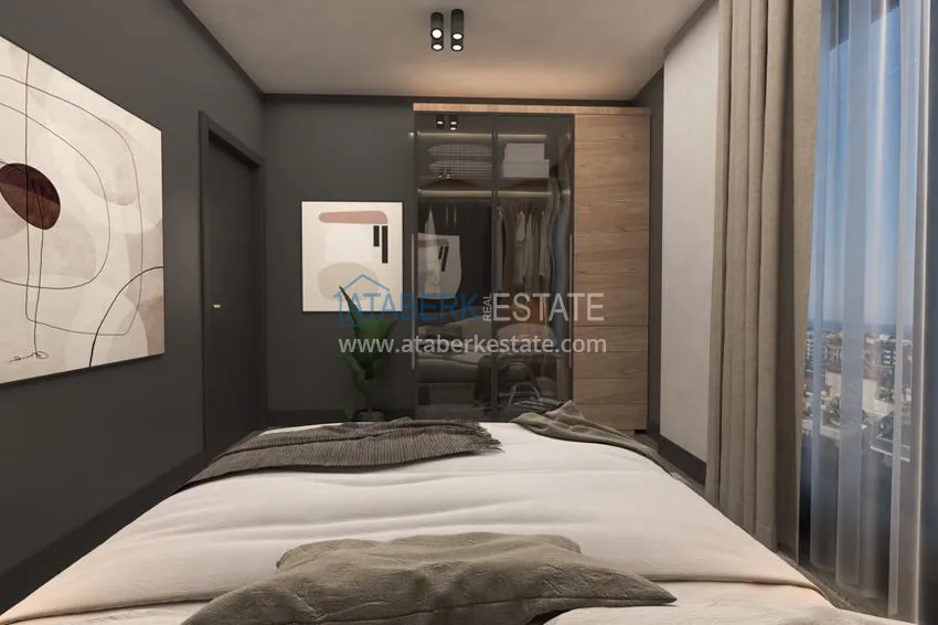 Приобрести Новый проект резиденции премиального класса в центре Алании, район пляжа Клеопатра 7 