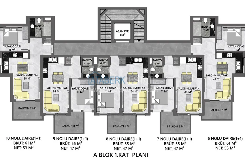 Купить дешево Квартиры в Каргыджаке – новый инвестиционный проект 3 