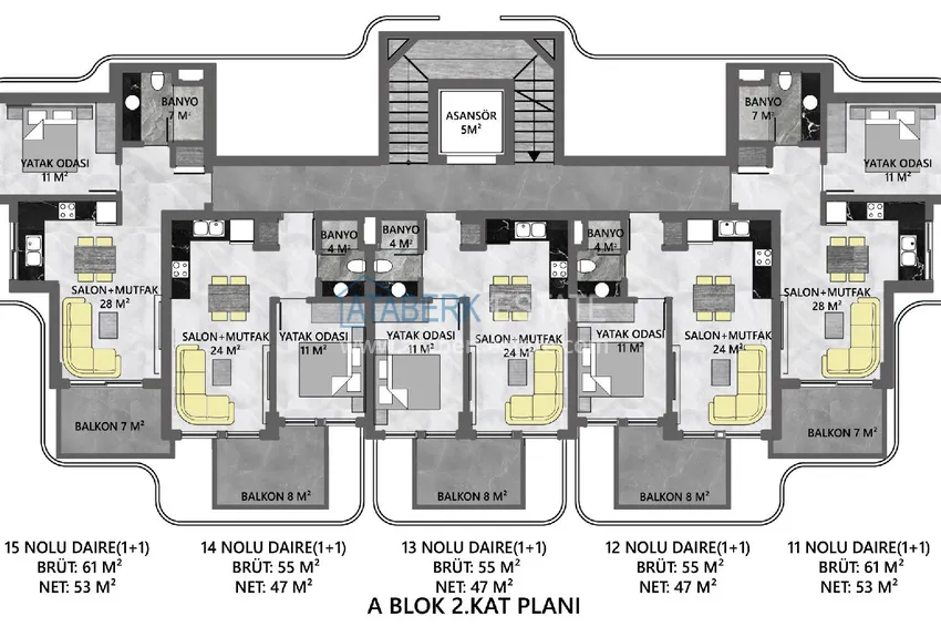 Купить дешево Квартиры в Каргыджаке – новый инвестиционный проект 4 