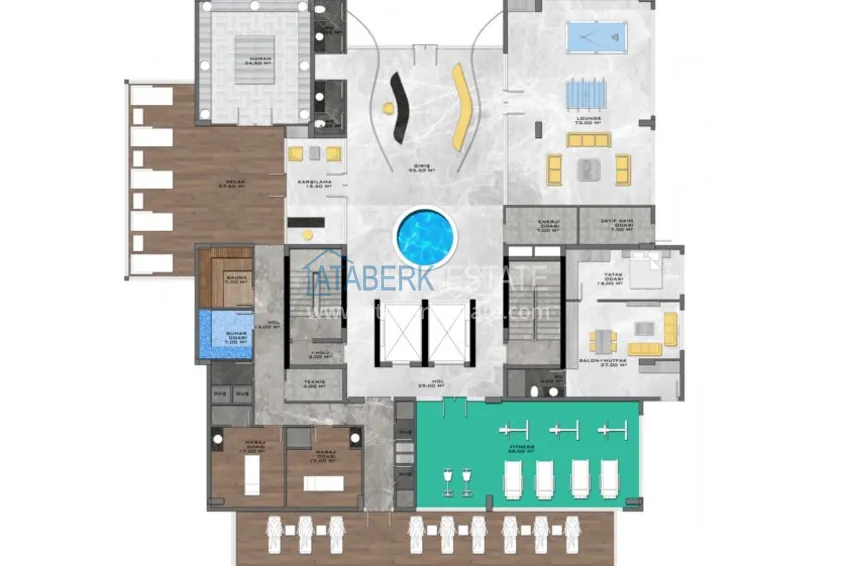 Купить дешево Новый проект жилого комплекса в Махмутларе на первой береговой линии 1 